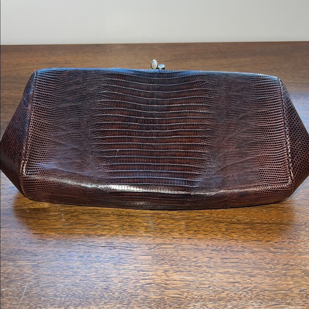 Vintage Harry Revits Lizzard Clutch